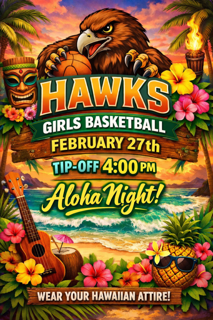 Hawks district final Aloha night
