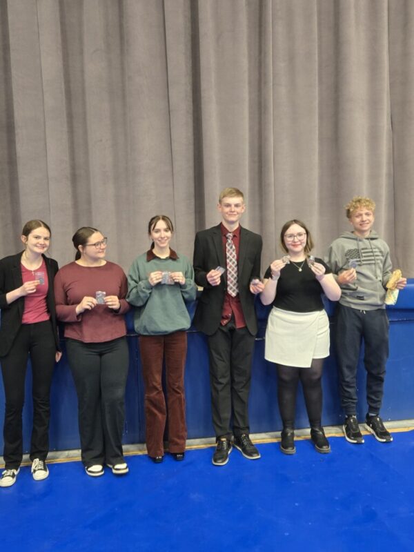 Hay Springs Speech Team at Districts.