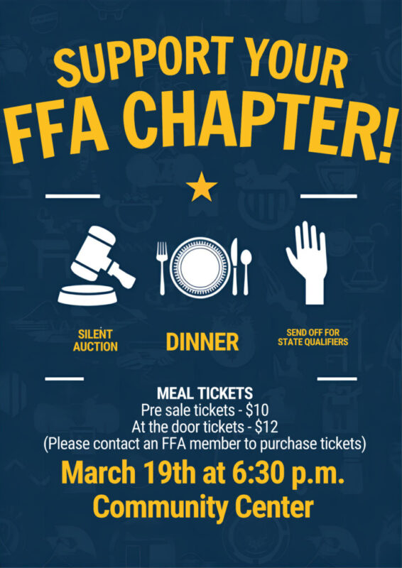 FFA Community Event Poster
