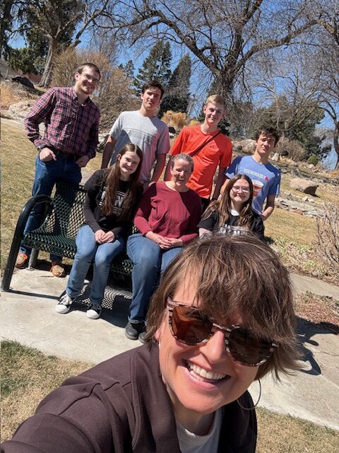 All state band students and teacher.