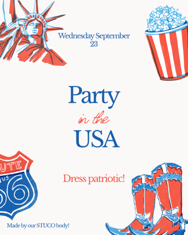 Party In The USA Homecoming Poster
