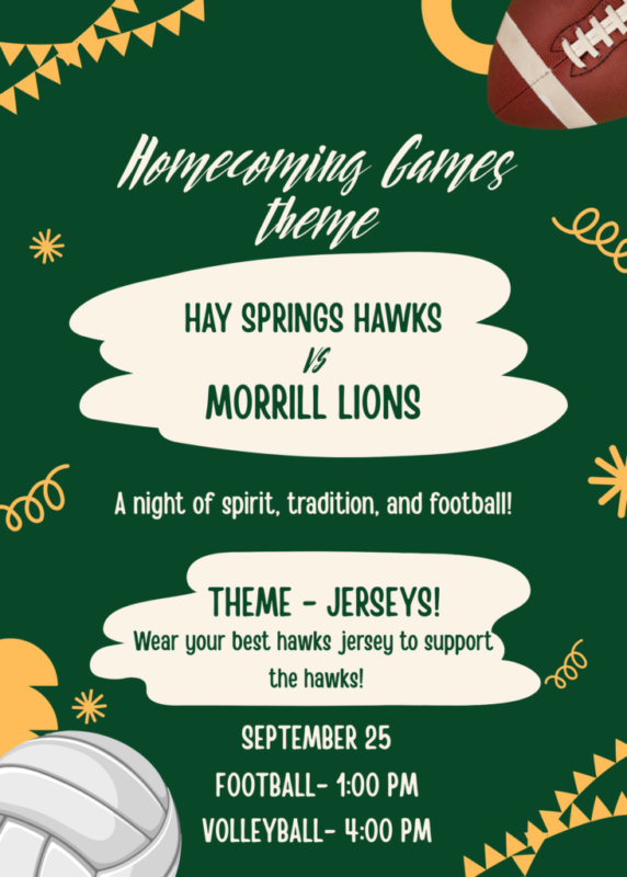 Jersey Day Homecoming Poster
