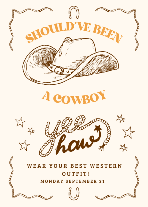 Should've Been A Cowboy Homecoming Poster