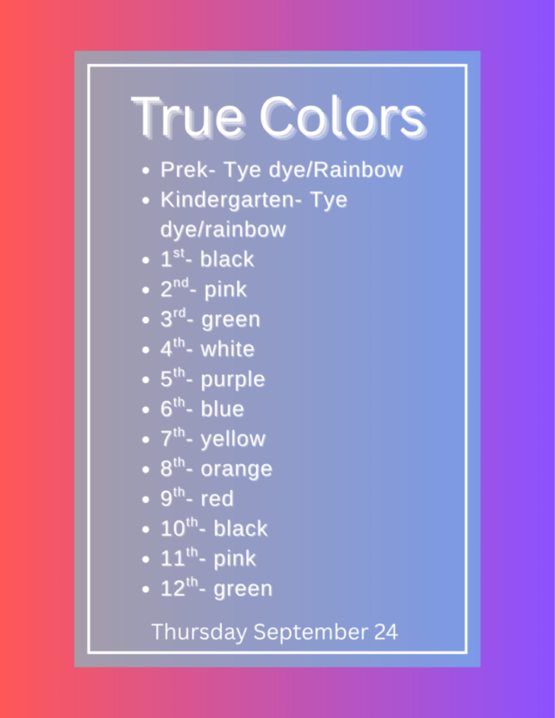 True Colors Homecoming Poster