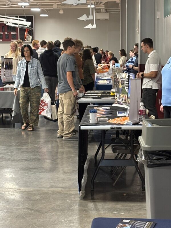 Students at College Fair