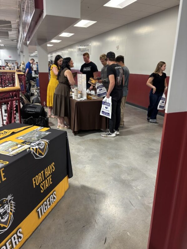 Students at College Fair