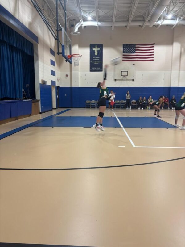 Junior High Girls Volleyball playing at PANCO