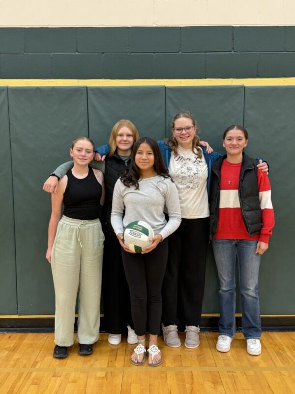 2026 JH Volleyball 8th grade team members